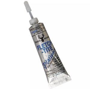 Tube of electric insulating resin with applicator nozzle.