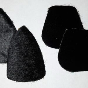 Calf Hair Side Plate and Rest Combo