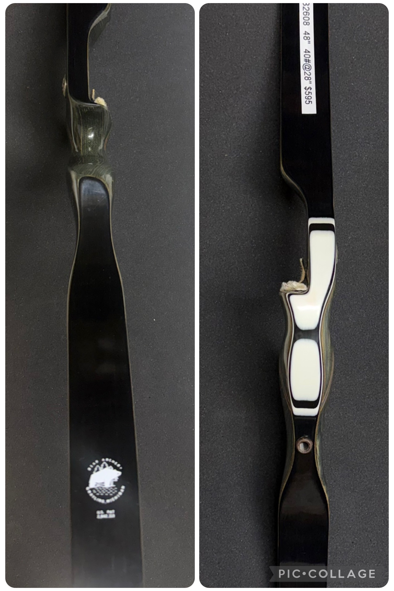 Bear "Super Magnum 48" -NEW-Vintage- Left hand recurve - 40#@28" - Image 2