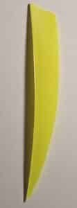 Close-up of a yellow and white curved surface.