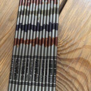 EASTON XX75 CAMO 2314 BARE SHAFTS DOZEN  w/nocks & inserts