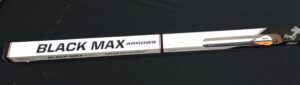 A box of Max Arrows for archery.