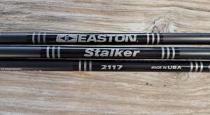 Close-up of an Easton Stalker 2117 sports equipment item.