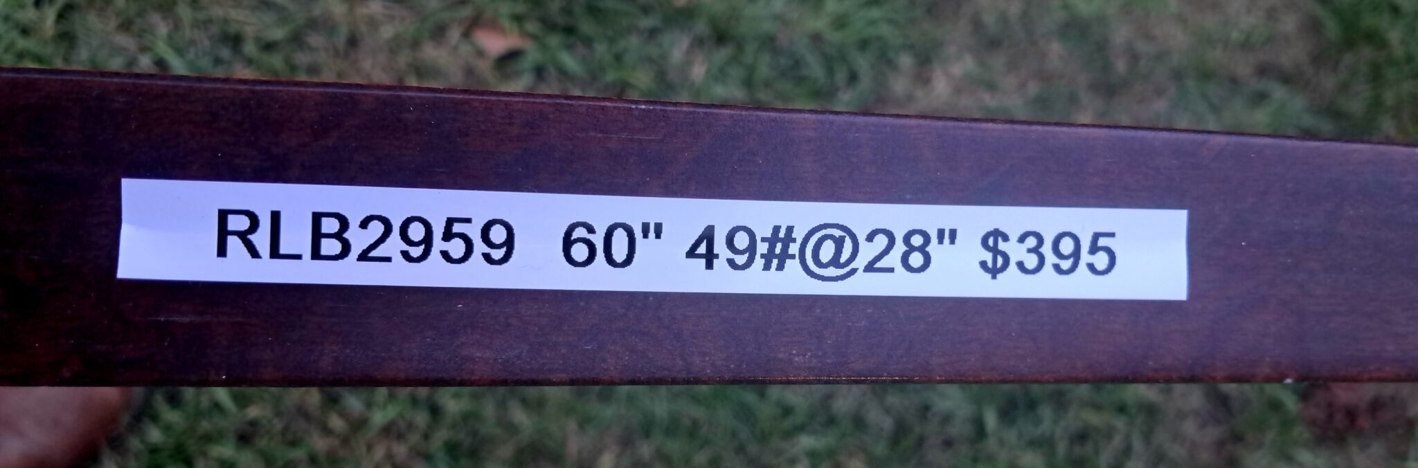 RH Harvey Archery 49#@28 RLB2959 - Image 9