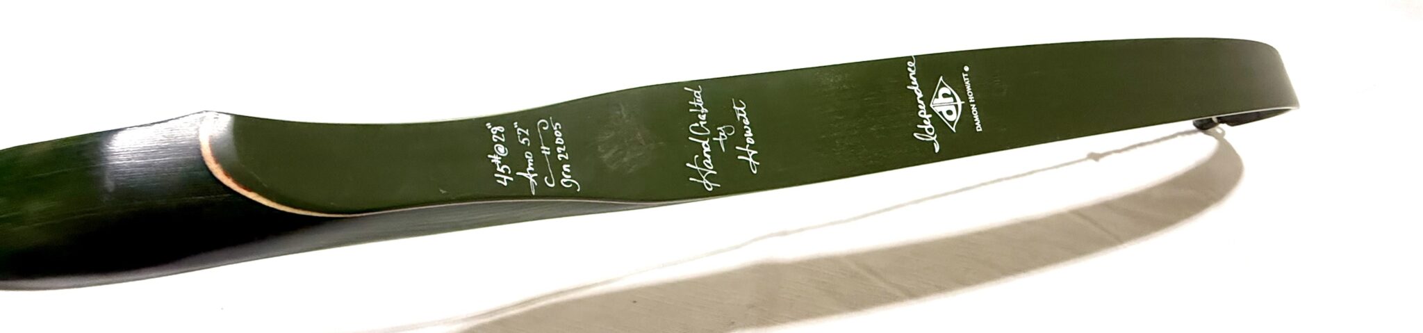 Damon Howatt “Independence” RH Recurve 52” 45# @ 28” 1pc - RRB2996 - Image 6