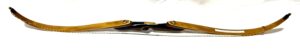 Close-up of a black and gold flat iron hair straightener.