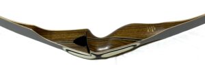 Elegant wooden violin with a glossy finish and intricate craftsmanship.