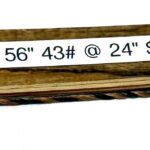 1pc RH Recurve by Trad Al  56”  43# @ 24”  RRB3028