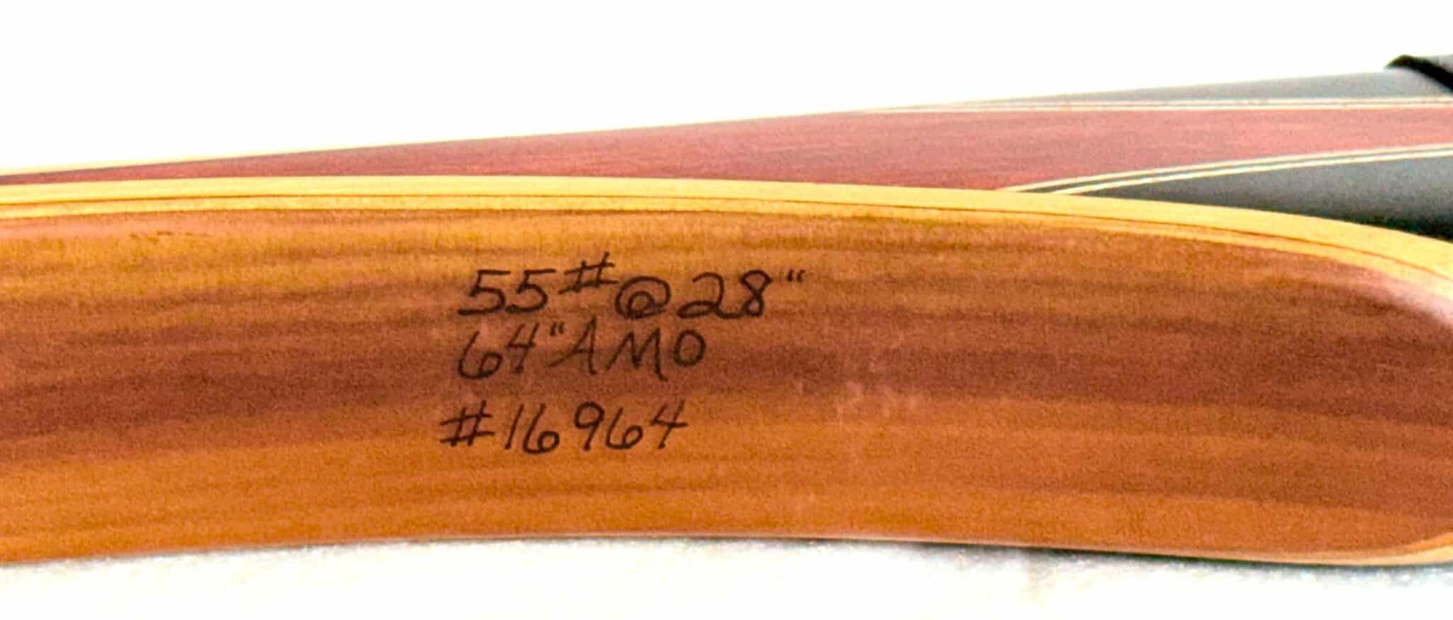 Tomahawk Bows Diamond Series “Tomahawk SS” 2pc RH TD 64” 55# @ 28” RLB3032 - Image 6