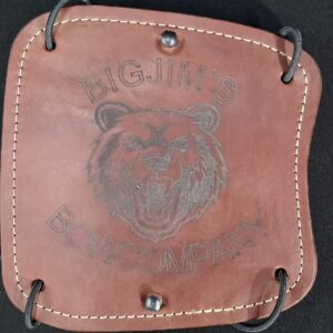Big Jim Bear Leather Arm Guard ( w/Bear Logo s/m)