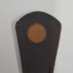 LEATHER BOW TIP PROTECTOR - BROWN