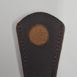 LEATHER BOW TIP PROTECTOR - BROWN